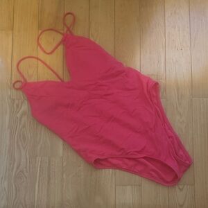Vibrant Pink One-Piece Swimsuit